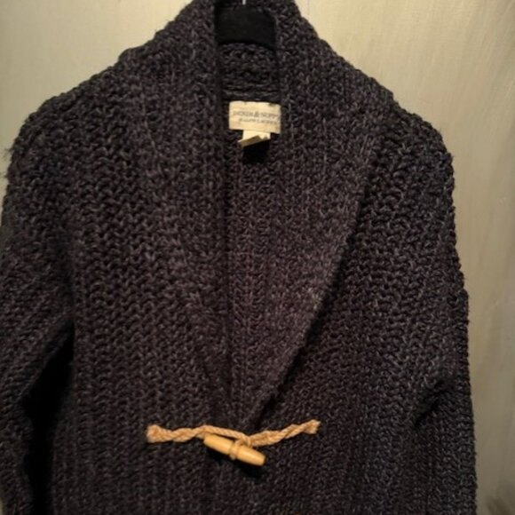 Denim & Supply Ralph Lauren Chunky Knit Wood Toggle Sweater Cardigan - Picture 8 of 16